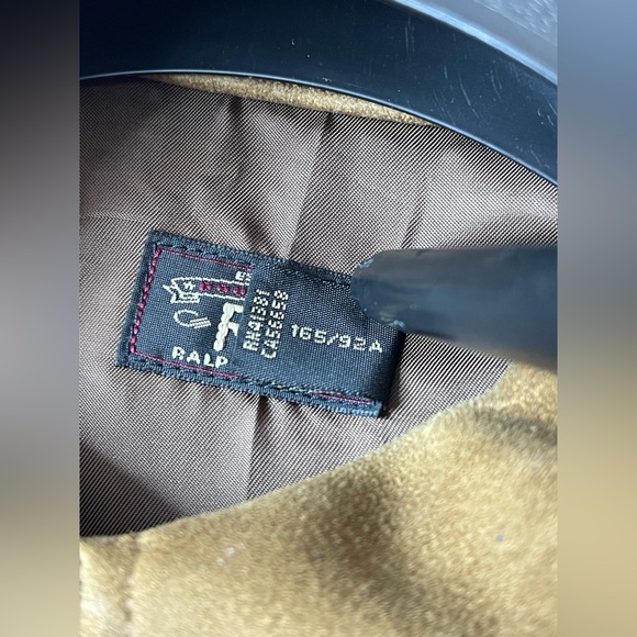 Ralph Lauren  RRL Stiles Sheep Suede 100% jacket Size 3 - Picture 15 of 16